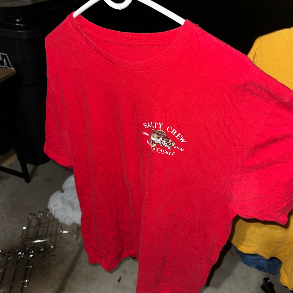 Salty Crew Vibrant Red Short Sleeve Tee
